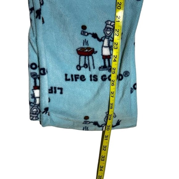 Life Is Good Mens Fleece Pajama Pants Blue Size Medium - Picture 3 of 7